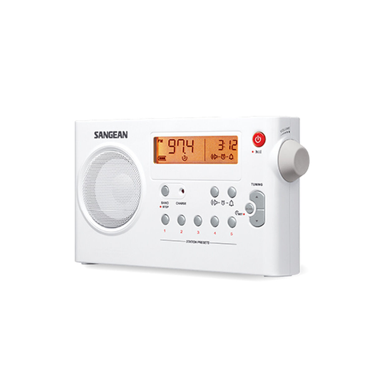 Radio numérique portable Sangean PR-D7 Blanc