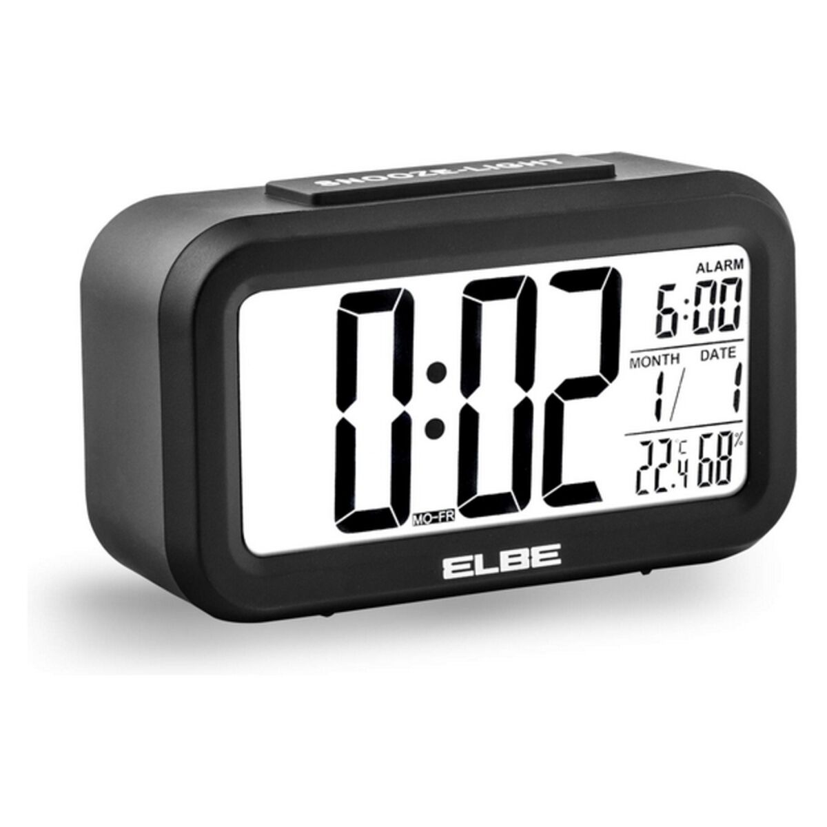 Radio-réveil ELBE RD668N 4,4″ Noir
