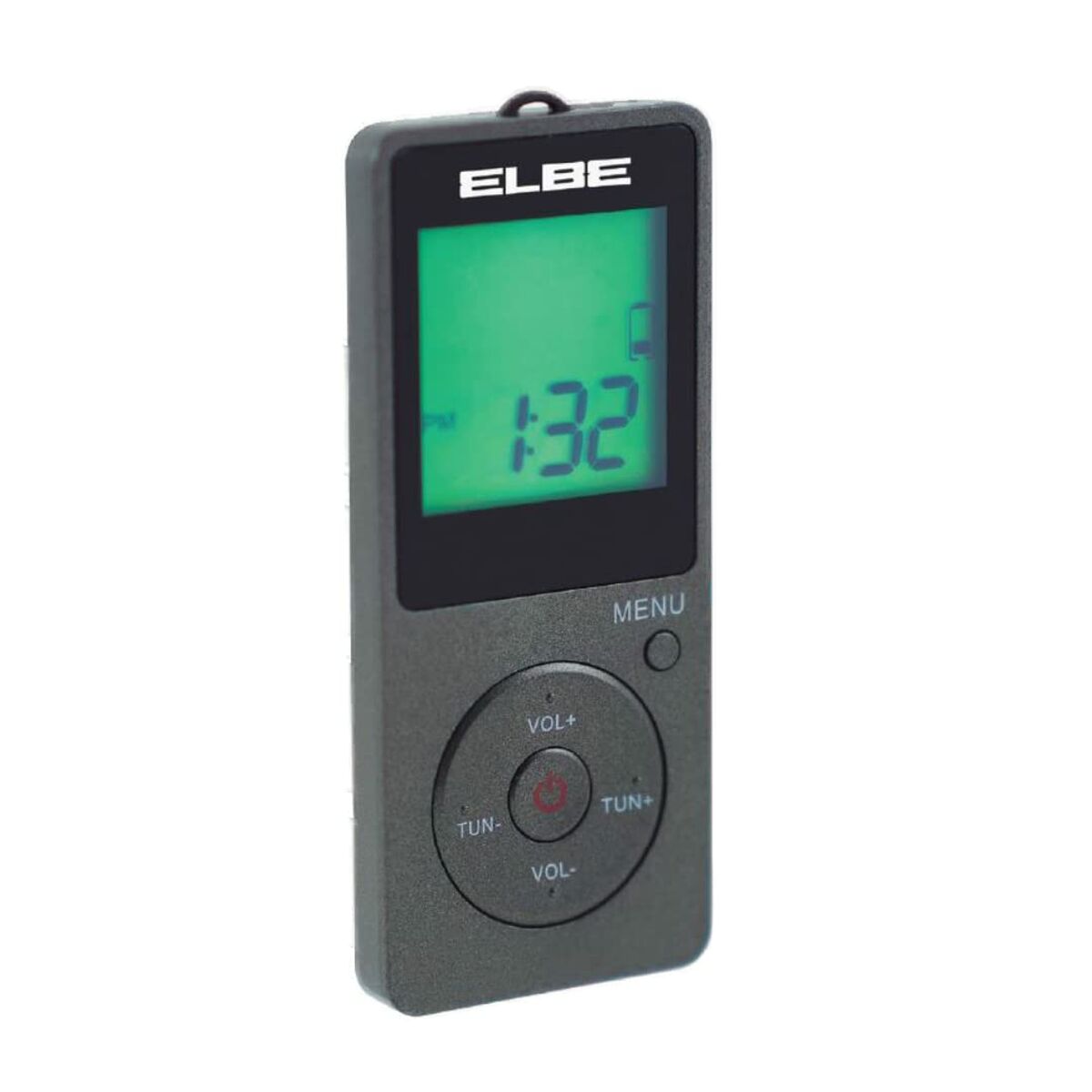 Radio numérique portable ELBE RF95 Sportive AM/FM Gris foncé