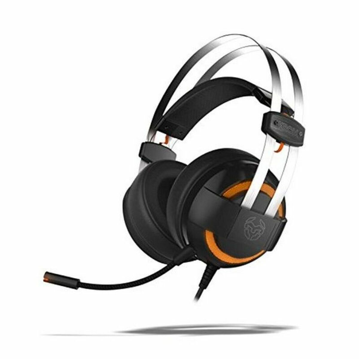 Casques avec Micro Gaming Krom NXKROMKDE Noir Noir/Orange