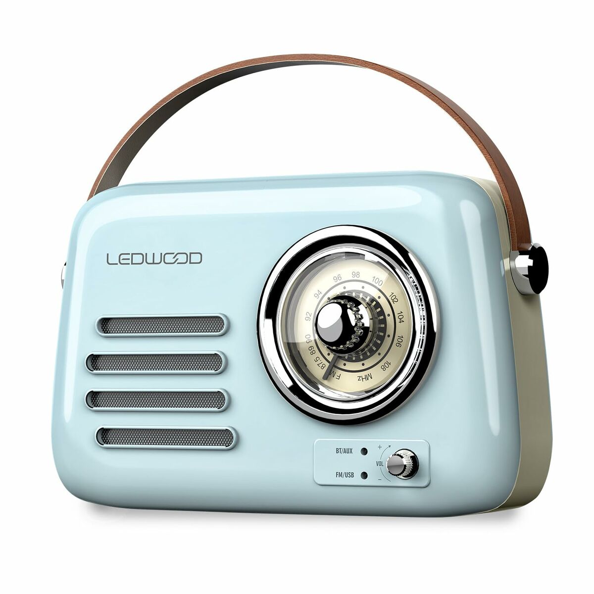 Radio Transistor Ledwood ALMA BLUE Bleu 30 W