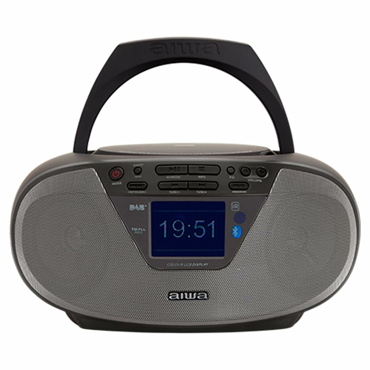 Radio-CD MP3 Aiwa BBTU500DAB/BK Noir FM