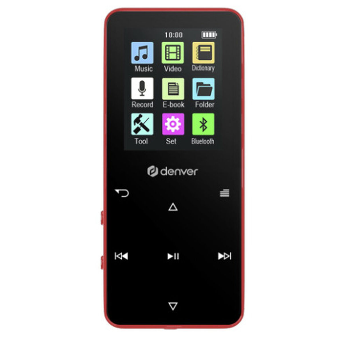 Lecteur MP4 Denver Electronics MP-1830R 1,8″ 8 GB Bluetooth Rouge